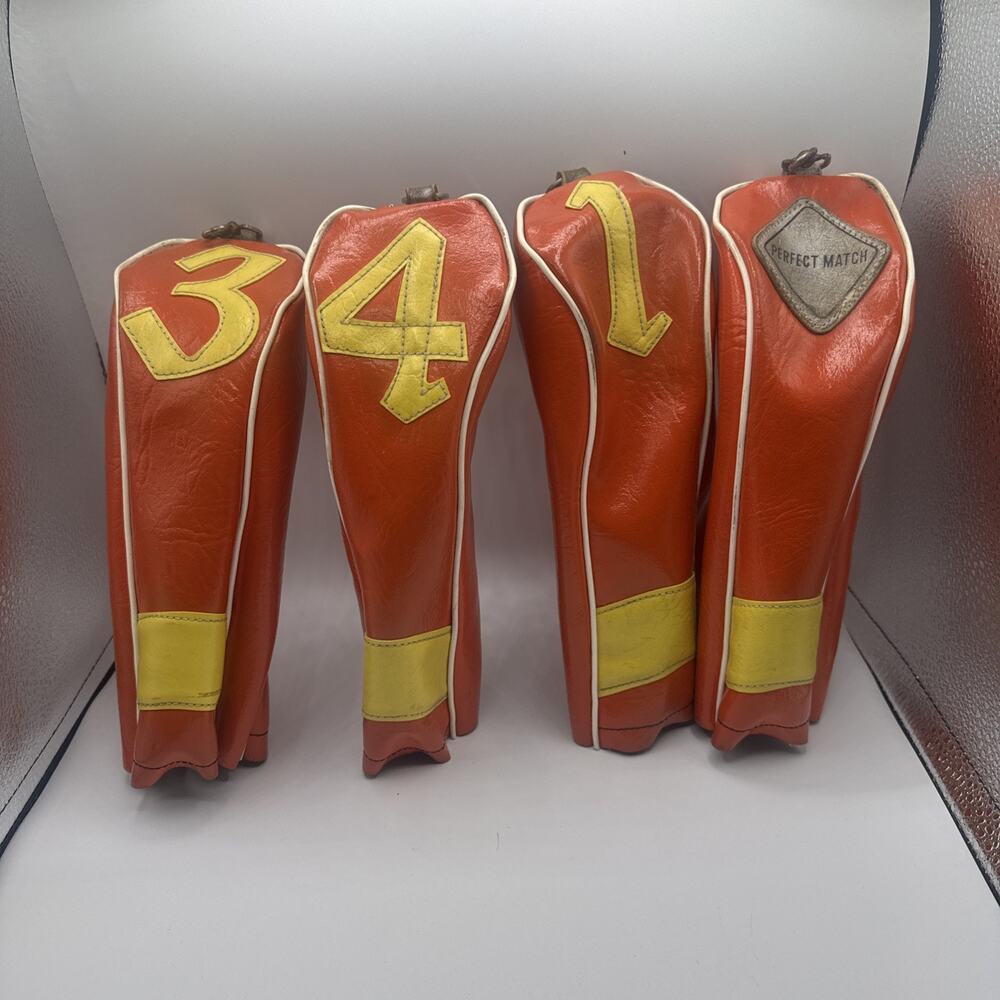 A Lot Of 4 Vintage Golf Head Covers